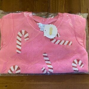 Mud Pie Pink Festive Sweater